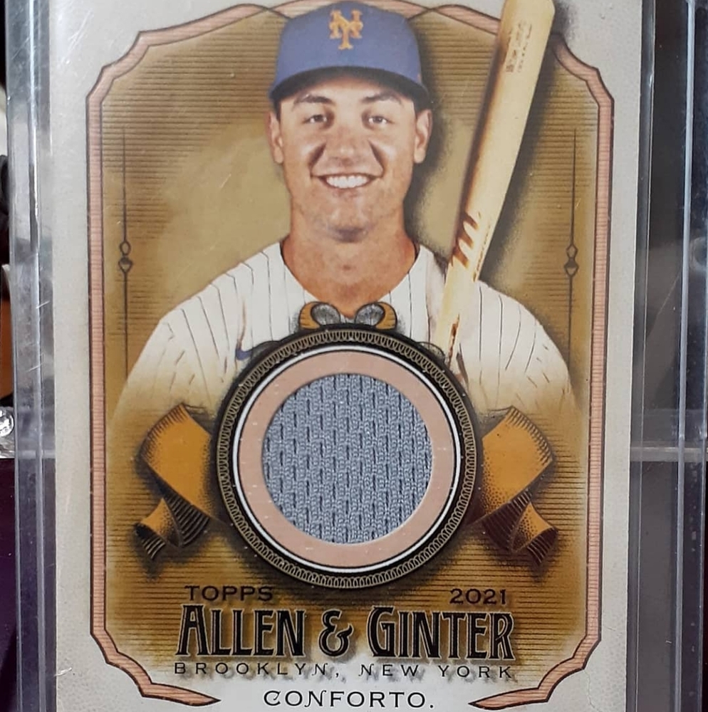 Micheal conforto relic 2021 Allen and Ginter